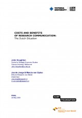 Costs and Benefits of Research Communication: The Dutch Situation