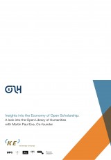 Insights into the Economy of Open Scholarship: A look into the Open Library of Humanities with Martin Paul Eve, Co-founder
