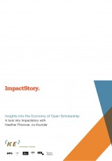 Insights into the Economy of Open Scholarship: A look into Impactstory with Heather Piwowar, co-founder