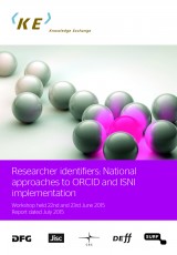 Researcher identifiers: National approaches to ORCID and ISNI implementation